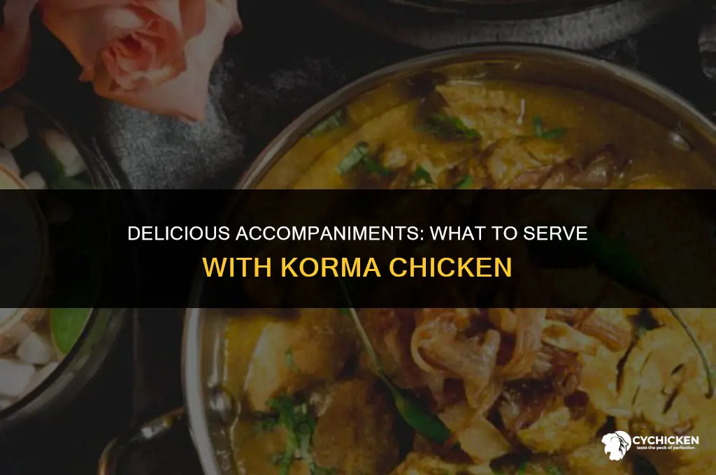 what to serve with korma chicken