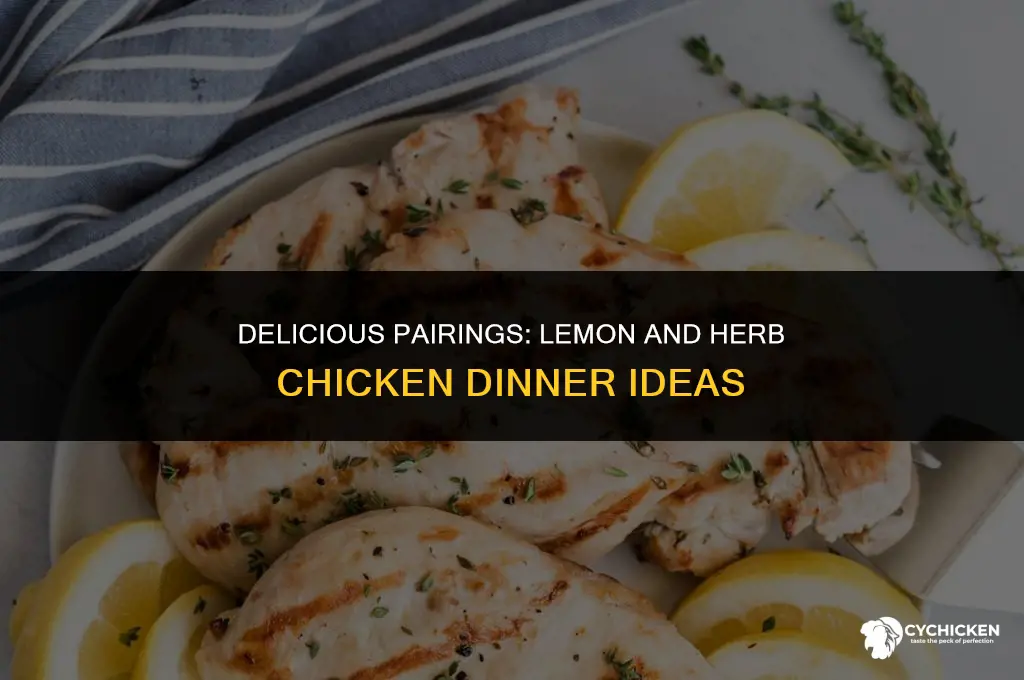 what to serve with lemon and herb chicken