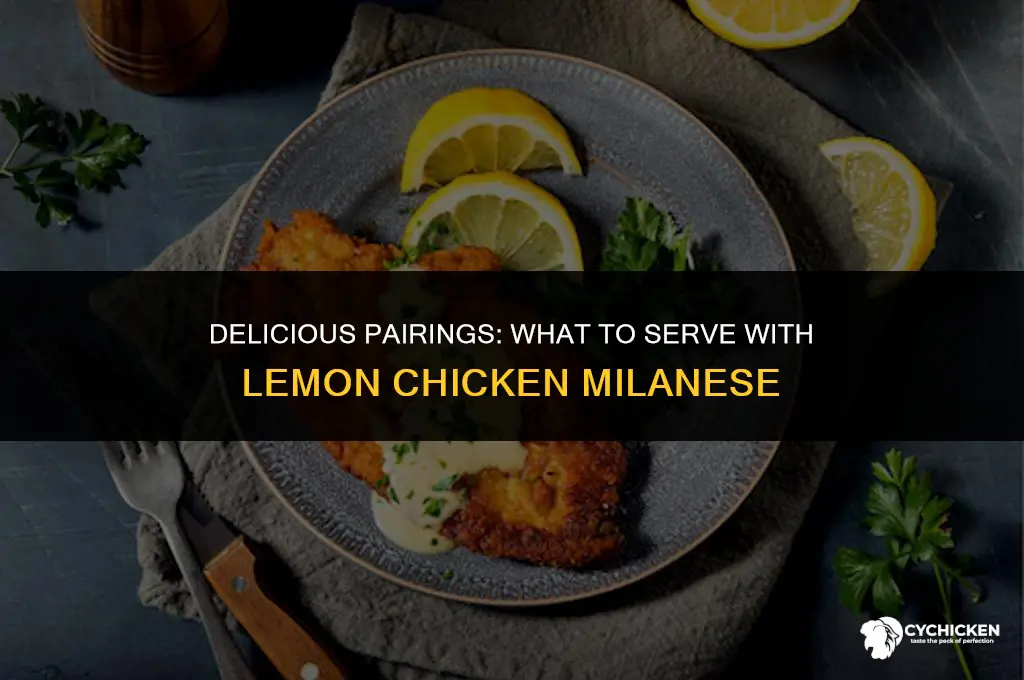 what to serve with lemon chicken milanese