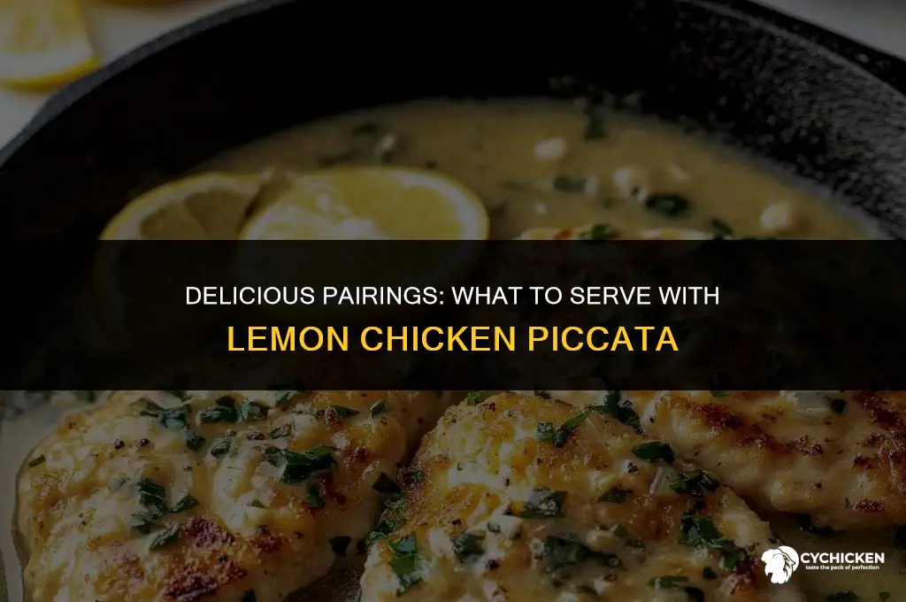 what to serve with lemon chicken piccata