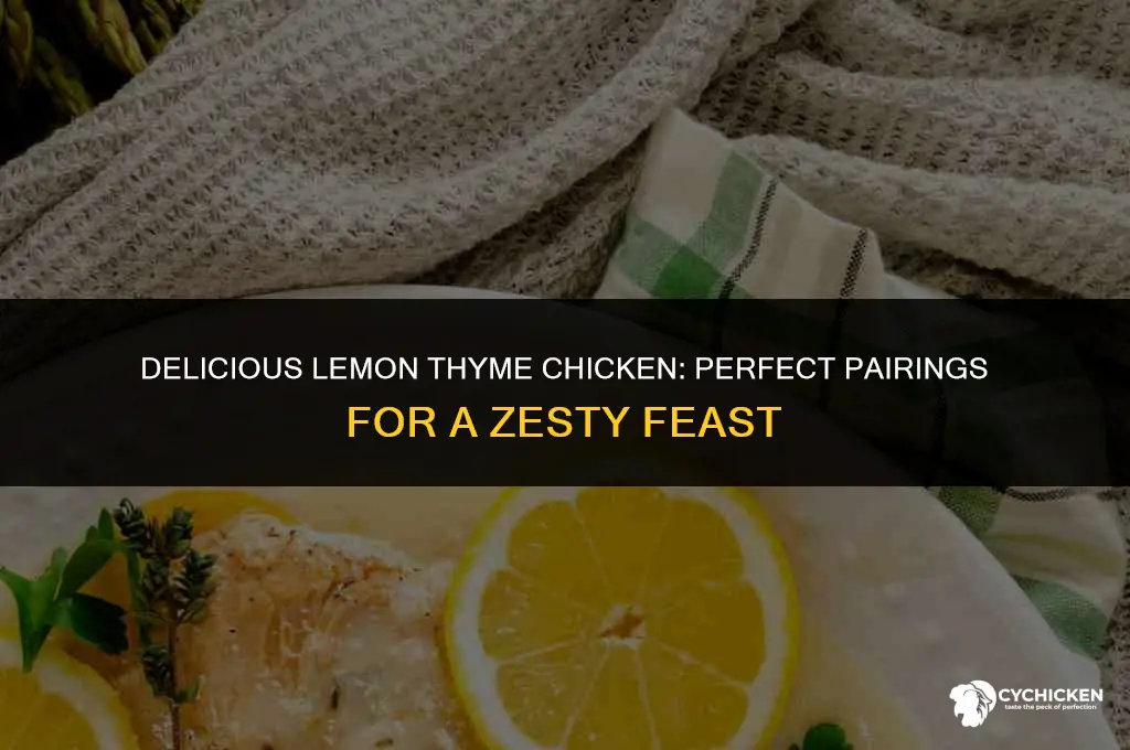 what to serve with lemon thyme chicken