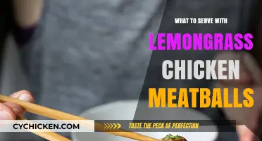 Delicious Lemongrass Chicken Meatballs: Perfect Pairing Ideas