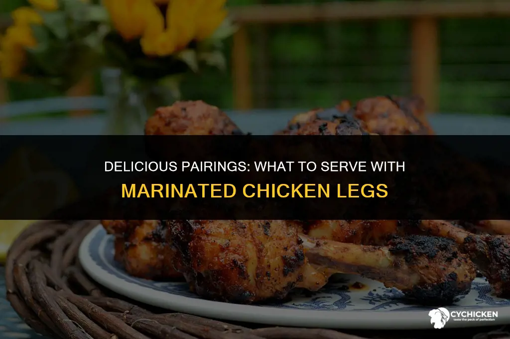 what to serve with marinated chicken legs