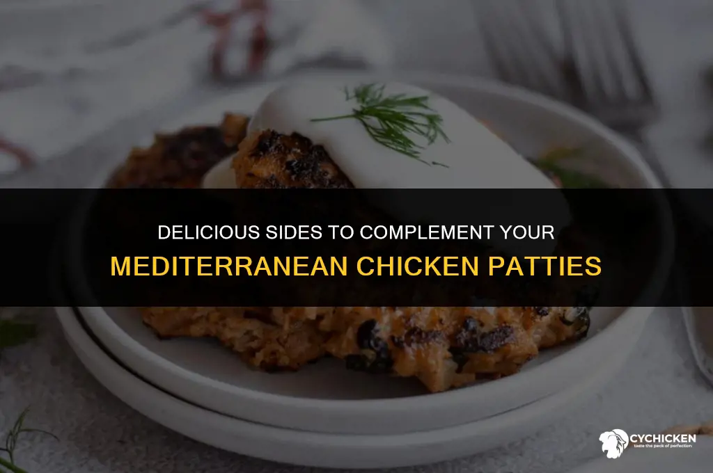 what to serve with mediterranean chicken patties