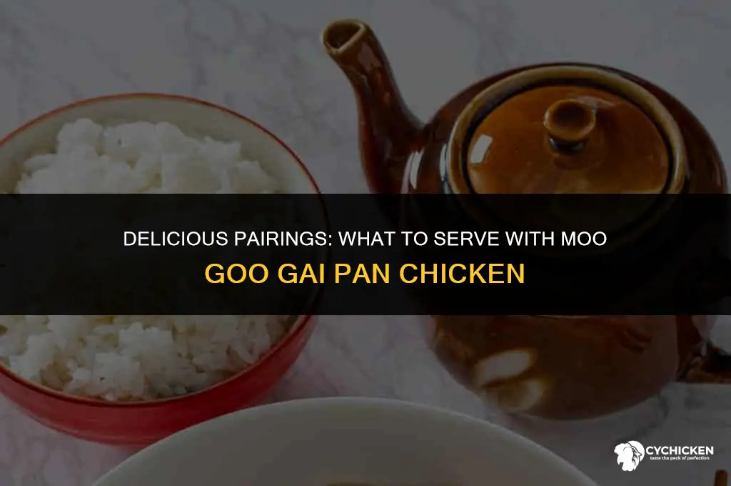 what to serve with moo goo gai pan chicken