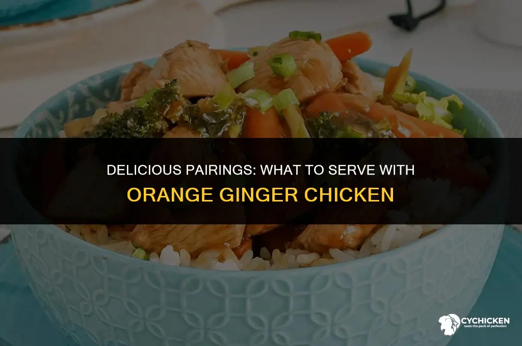 what to serve with orange ginger chicken