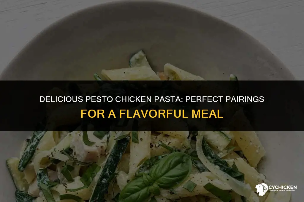 what to serve with pesto chicken pasta