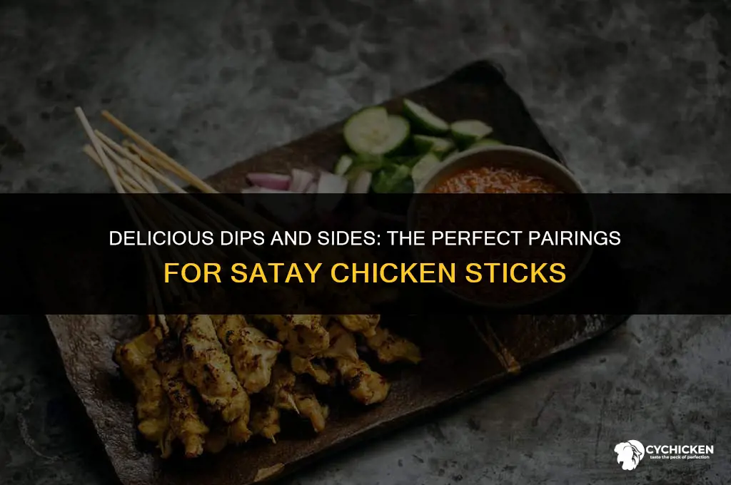 what to serve with satay chicken sticks
