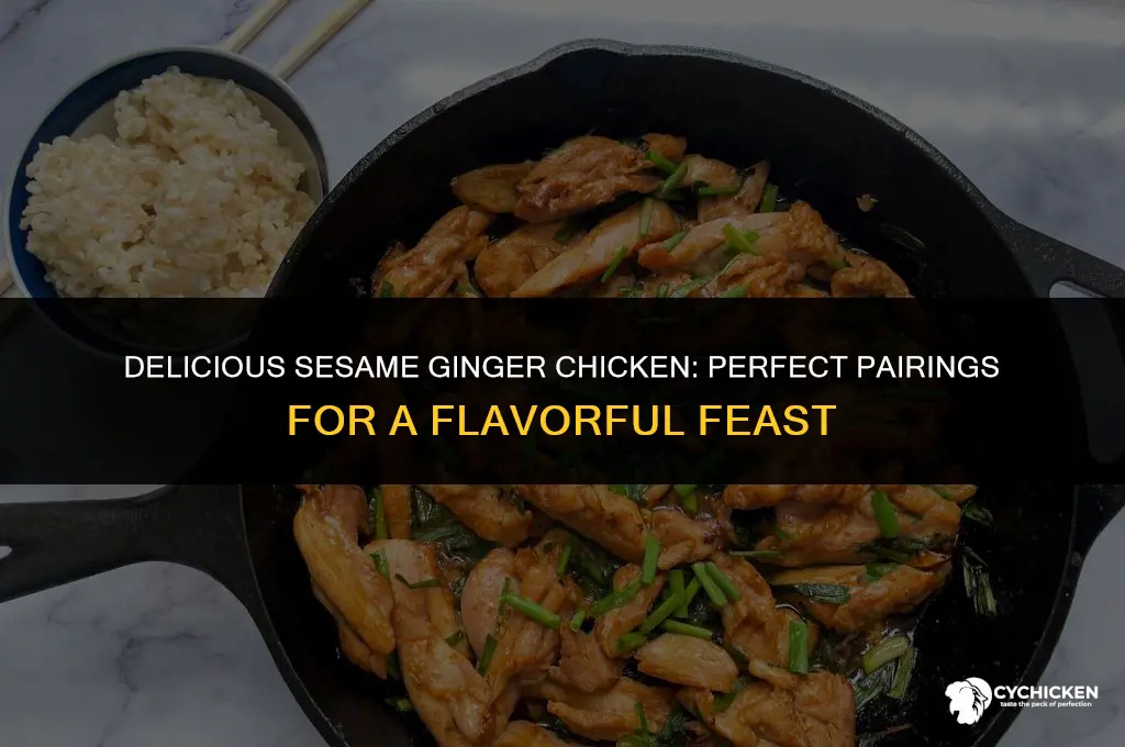 what to serve with sesame ginger chicken