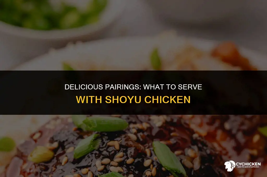 what to serve with shoyu chicken