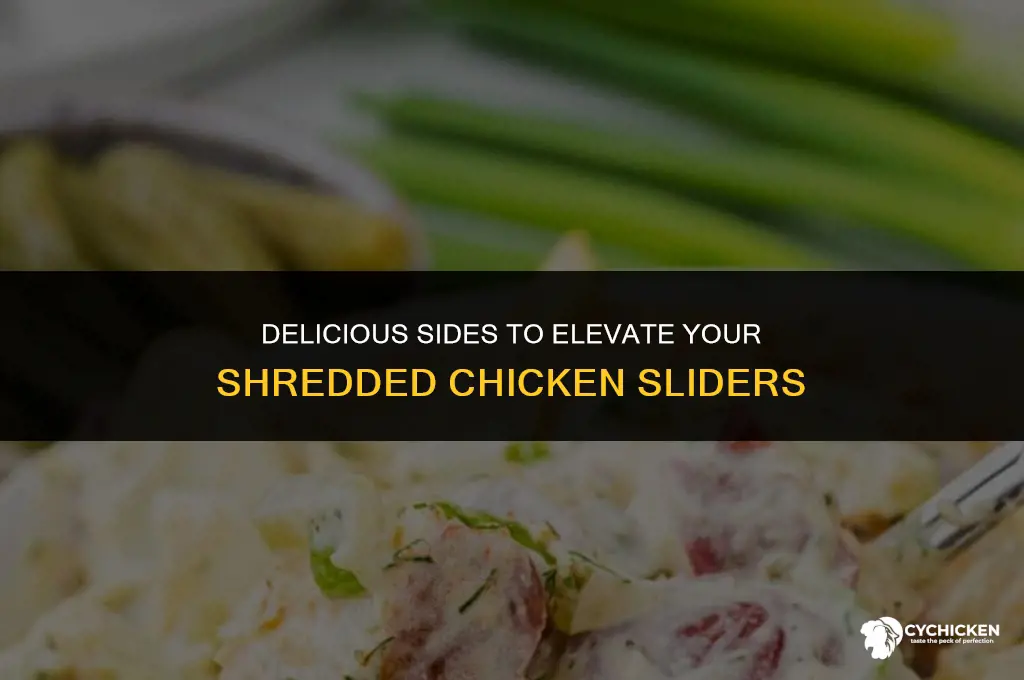 what to serve with shredded chicken sliders