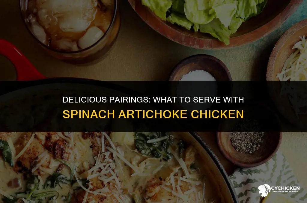 what to serve with spinach artichoke chicken
