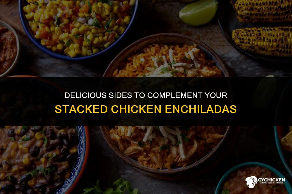 what to serve with stacked chicken enchiladas