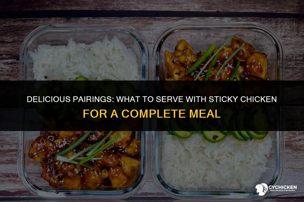 what to serve with sticky chicken