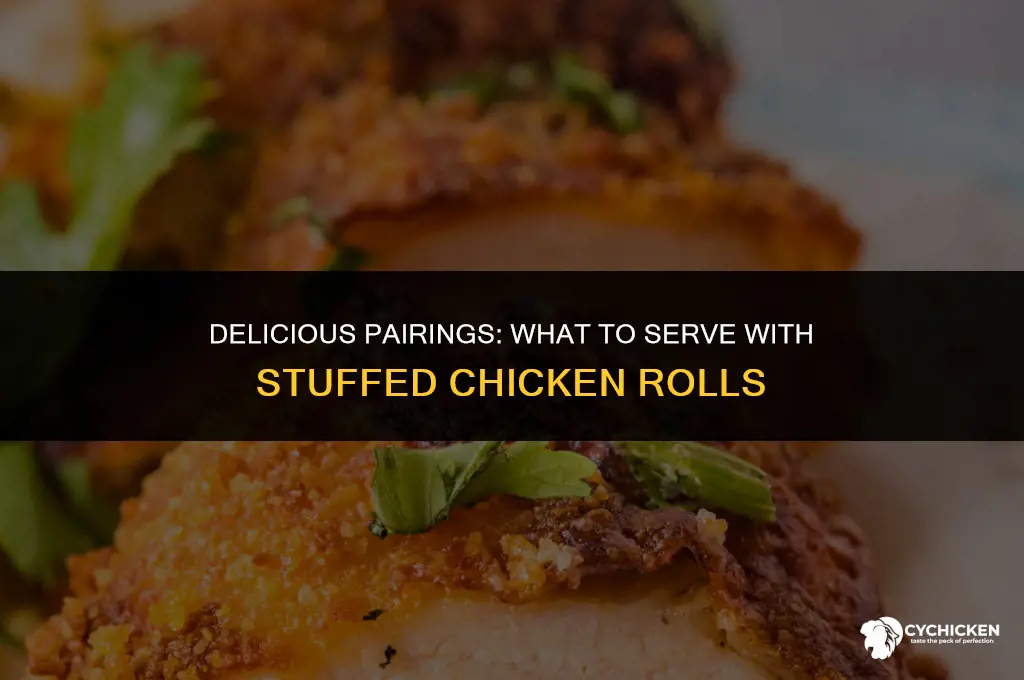 what to serve with stuffed chicken roll