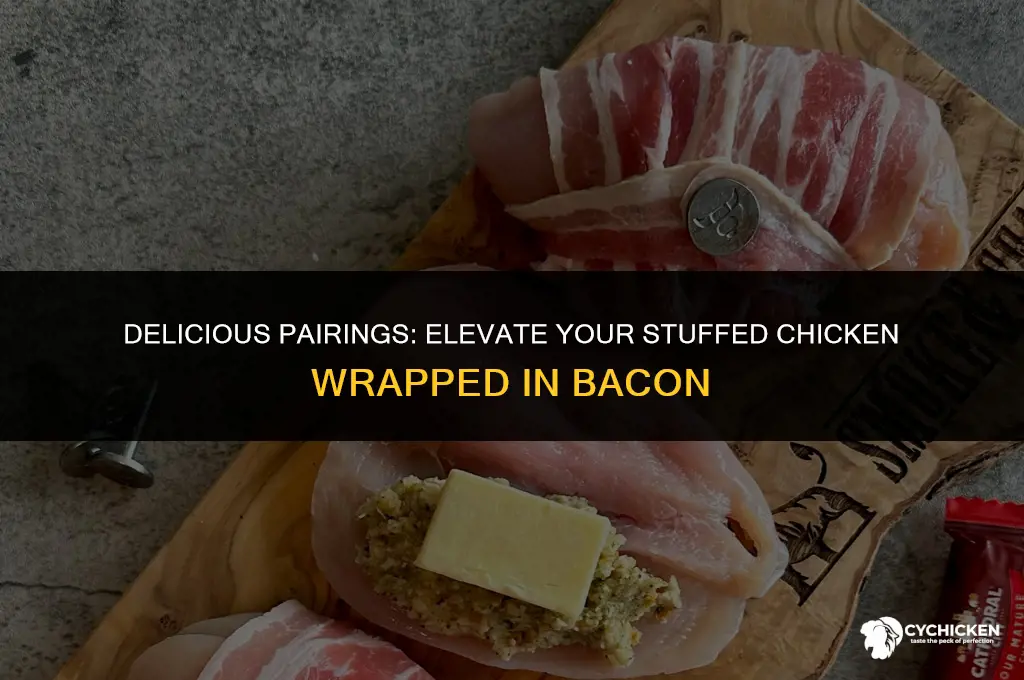 what to serve with stuffed chicken wrapped in bacon