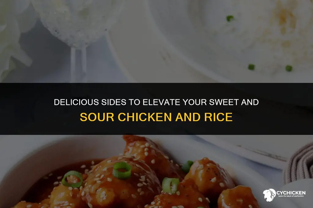 what to serve with sweet and sour chicken and rice