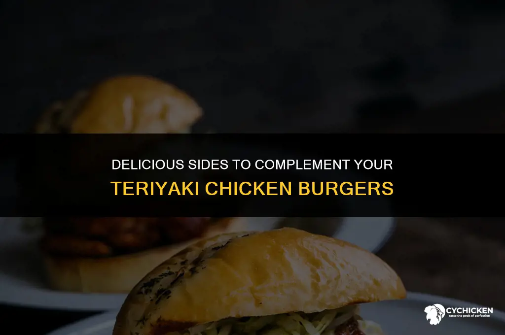 what to serve with teriyaki chicken burgers