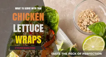Delicious Thai Chicken Lettuce Wraps: Perfect Pairings for a Flavorful Meal