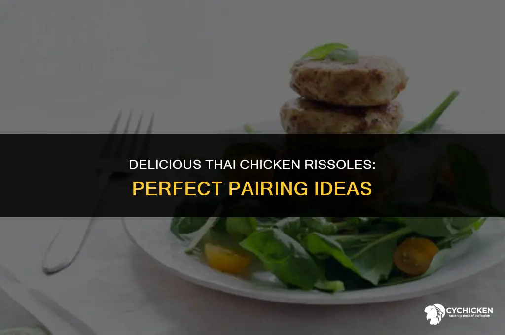 what to serve with thai chicken rissoles