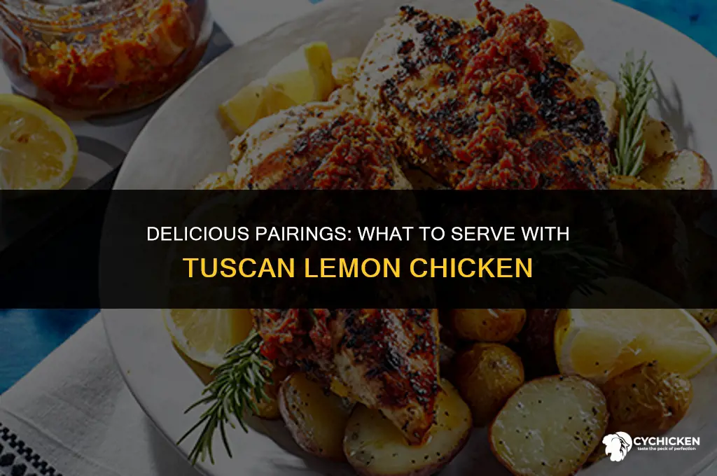what to serve with tuscan lemon chicken