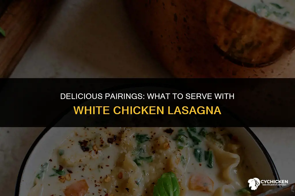 what to serve with white chicken lasagna