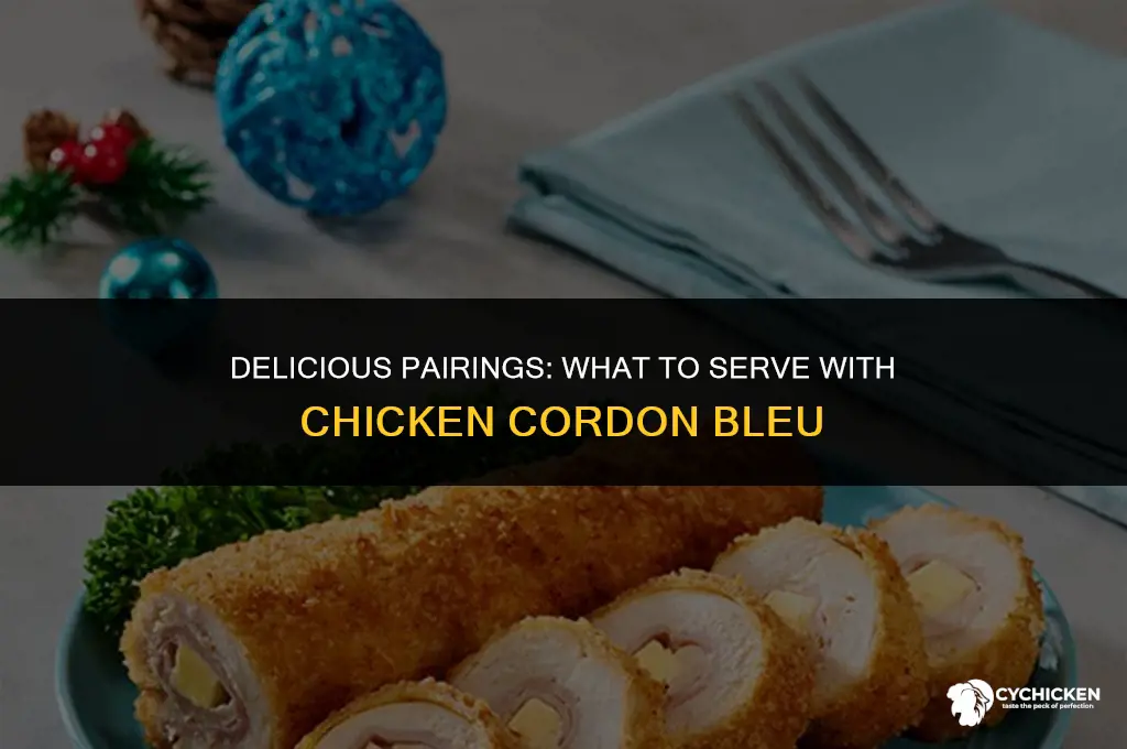 what to server with chicken cordon bleu
