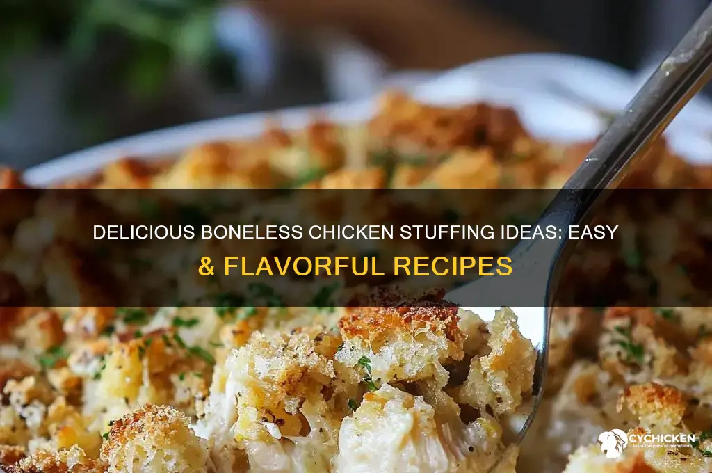 what to stuf a chicken with boneless
