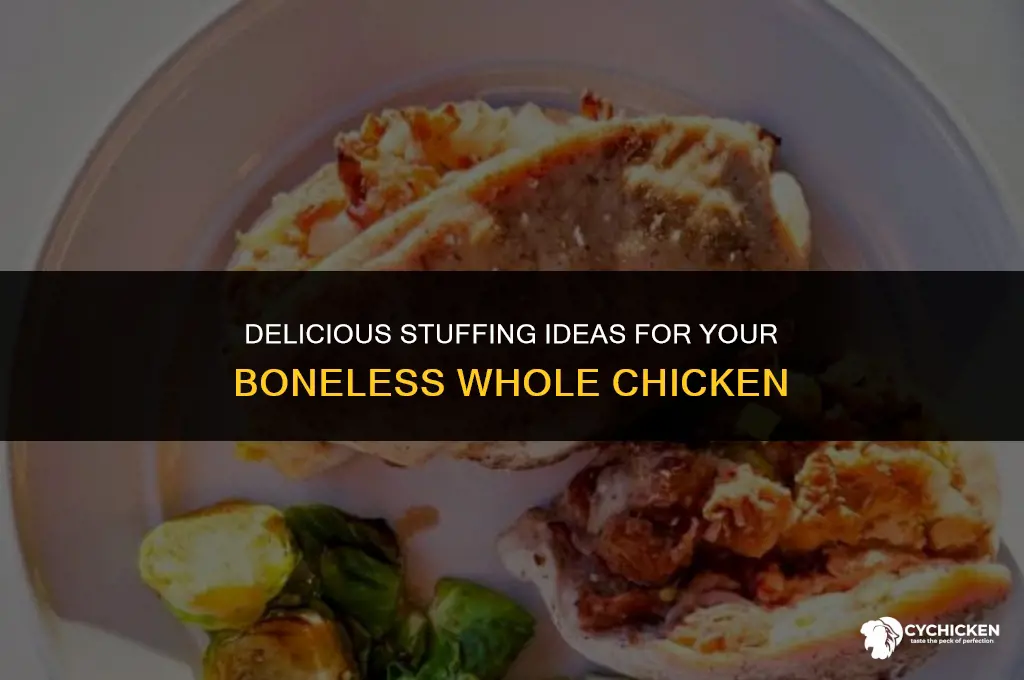 what to stuff a whole chicken with boneless