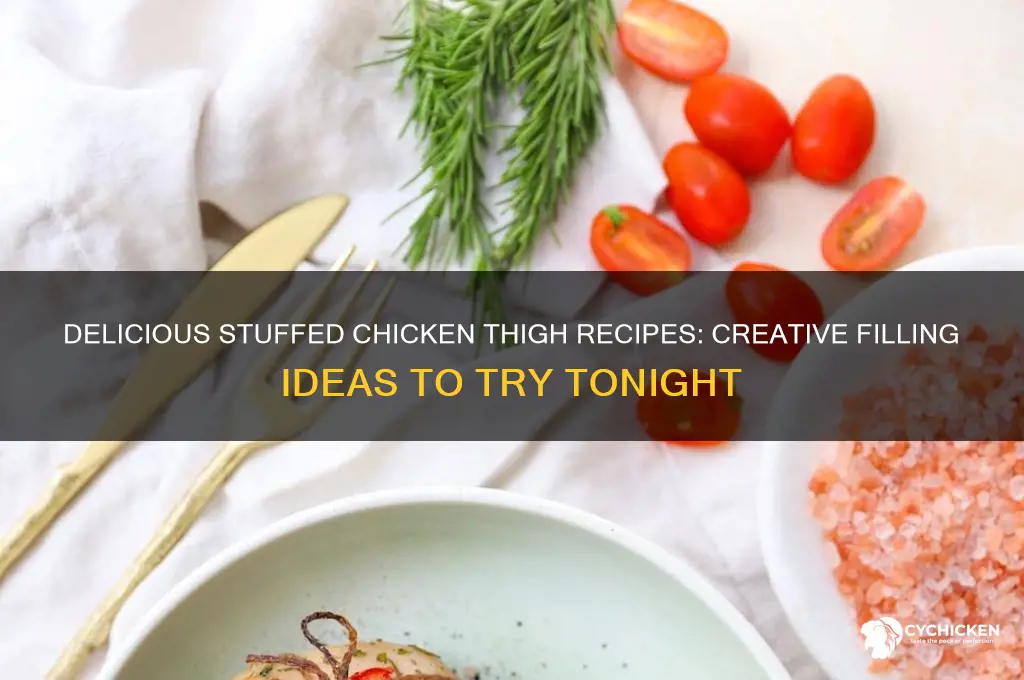 what to stuff chicken thighs with
