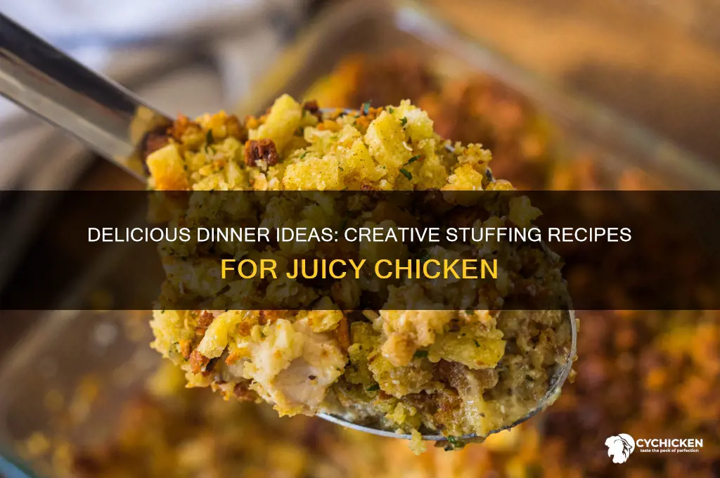 what to stuff chicken with for dinner