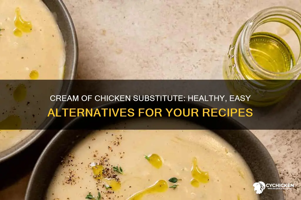 what to subsitute cream of chicken with