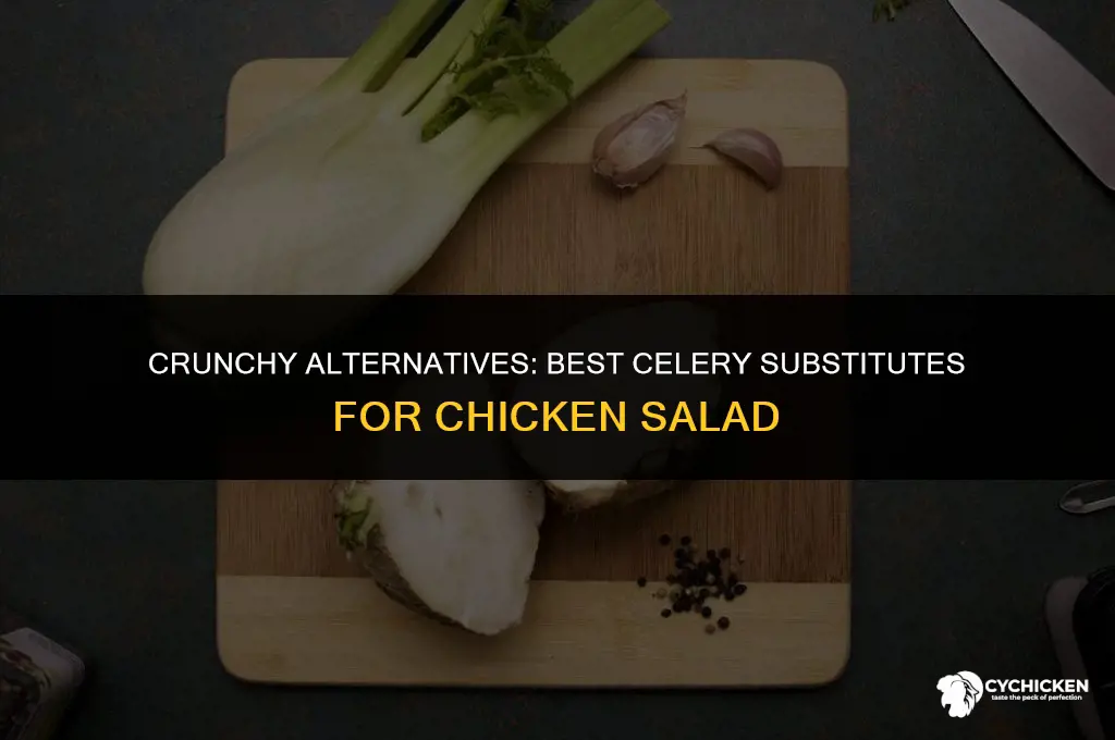 what to substitute for celery in chicken salad