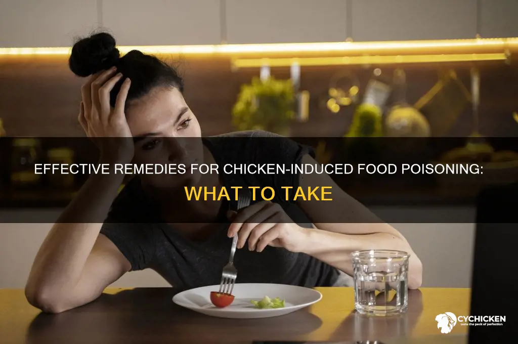 what to take for food poisoning chicken