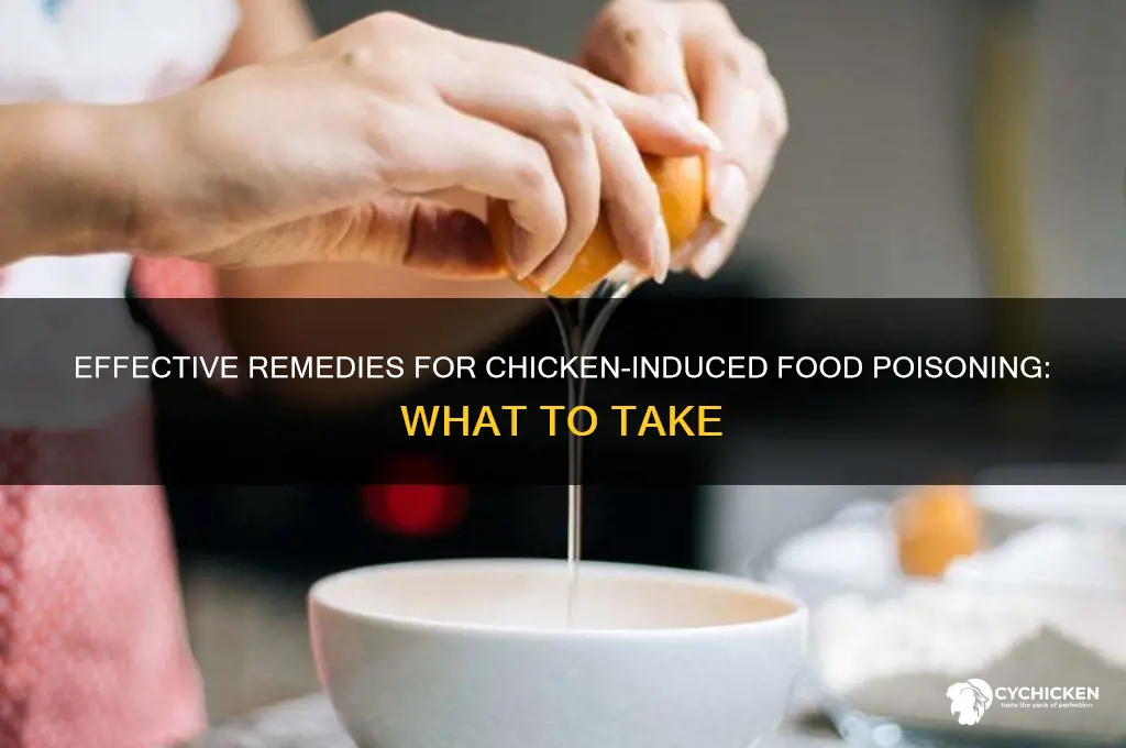 what to take for food poisoning from chicken