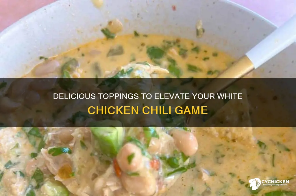 what to top white chicken chili with