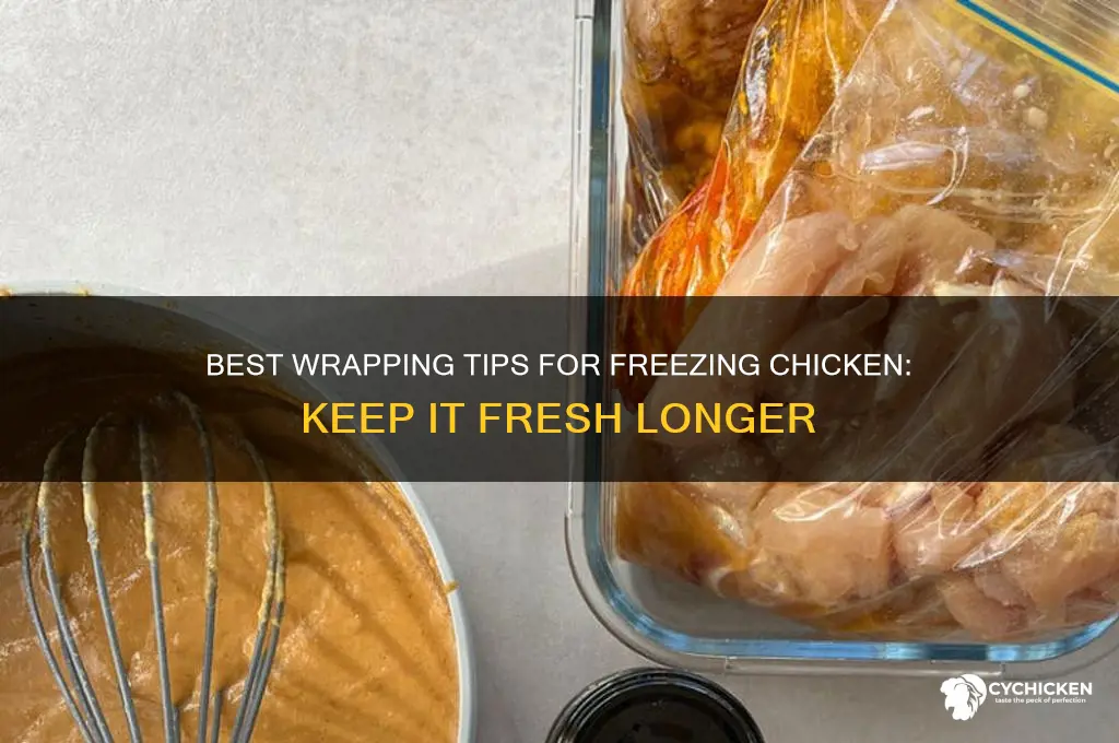 what to wrap chicken in to freeze