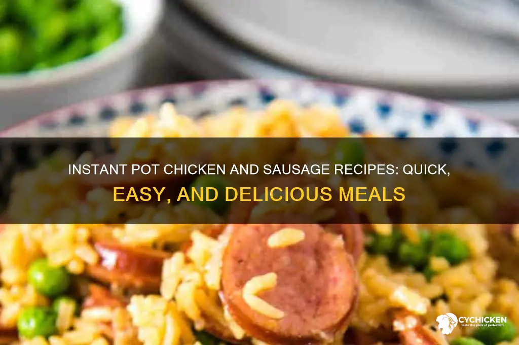 what tomake in instapot with chicken and sausage