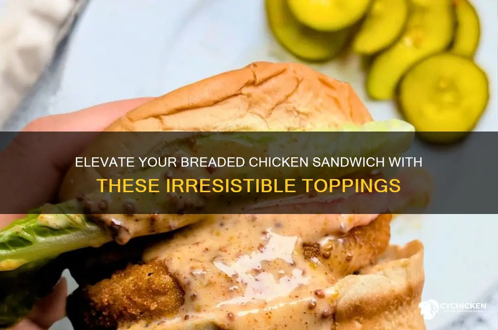 what toppi gs to put on breaded chicken sandwiches