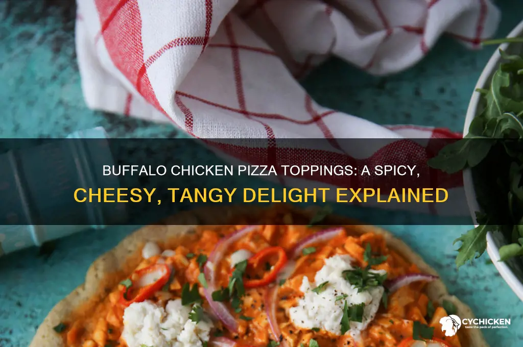 what toppings are on a buffalo chicken pizza