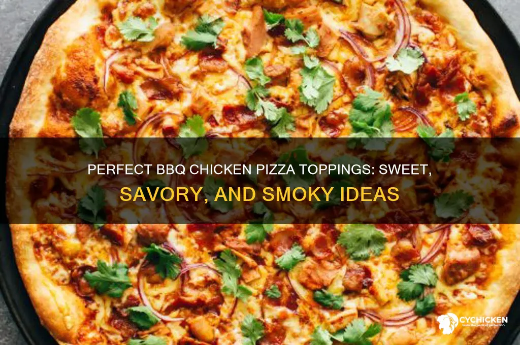 what toppings go on bbq chicken pizza