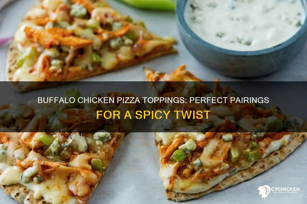 what toppings go on buffalo chicken pizza
