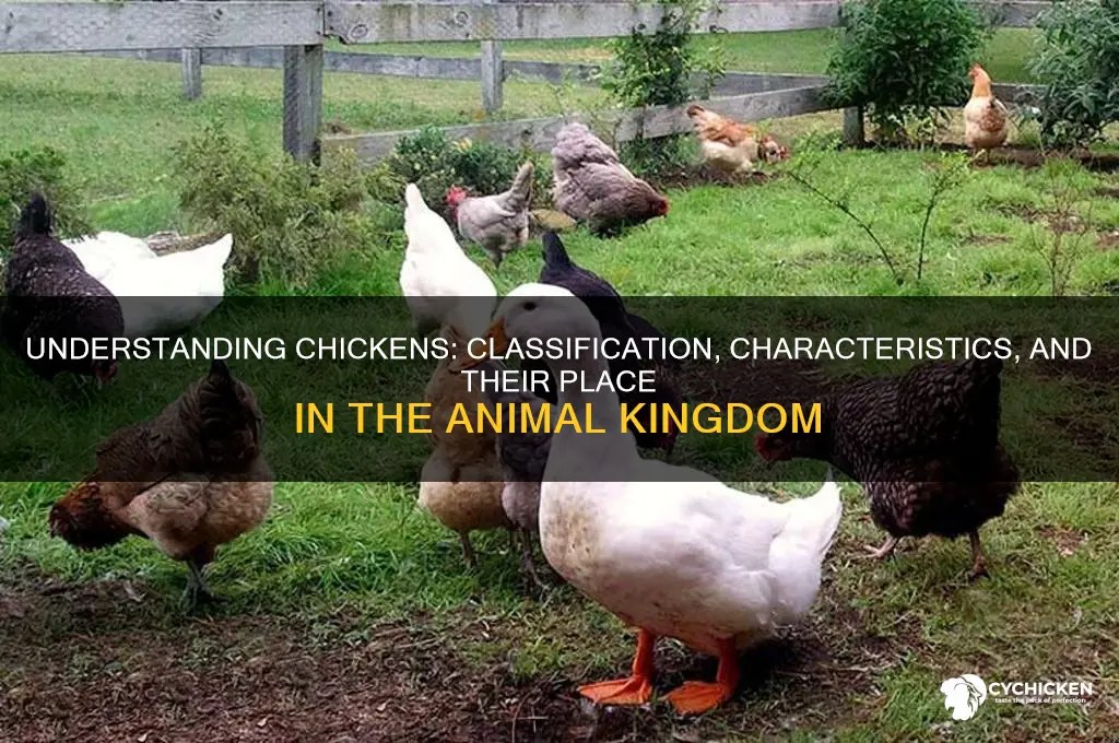 what type of an animal is a chicken
