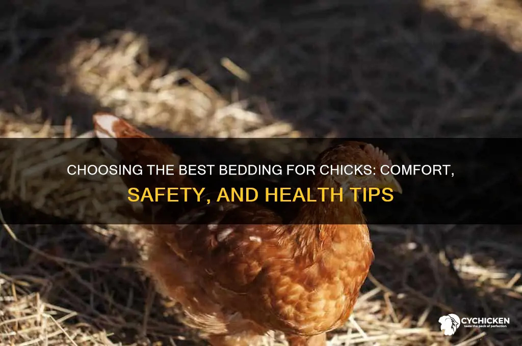 what type of bedding is best for chicks