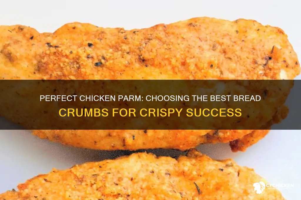 what type of bread crumbs for chicken parm