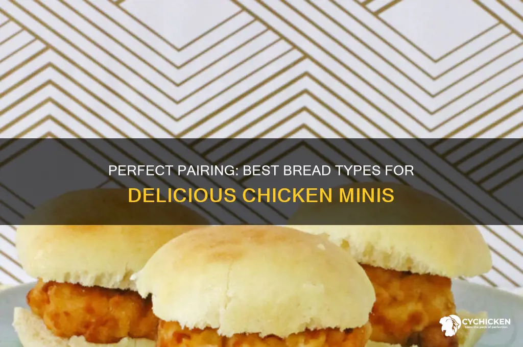 what type of bread for chicken minis