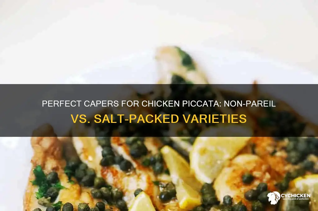 what type of capers for chicken piccata