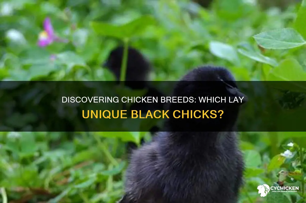what type of chicken has black chicks