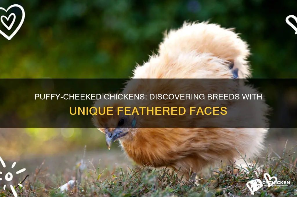 what type of chicken has cheek puffy feathers