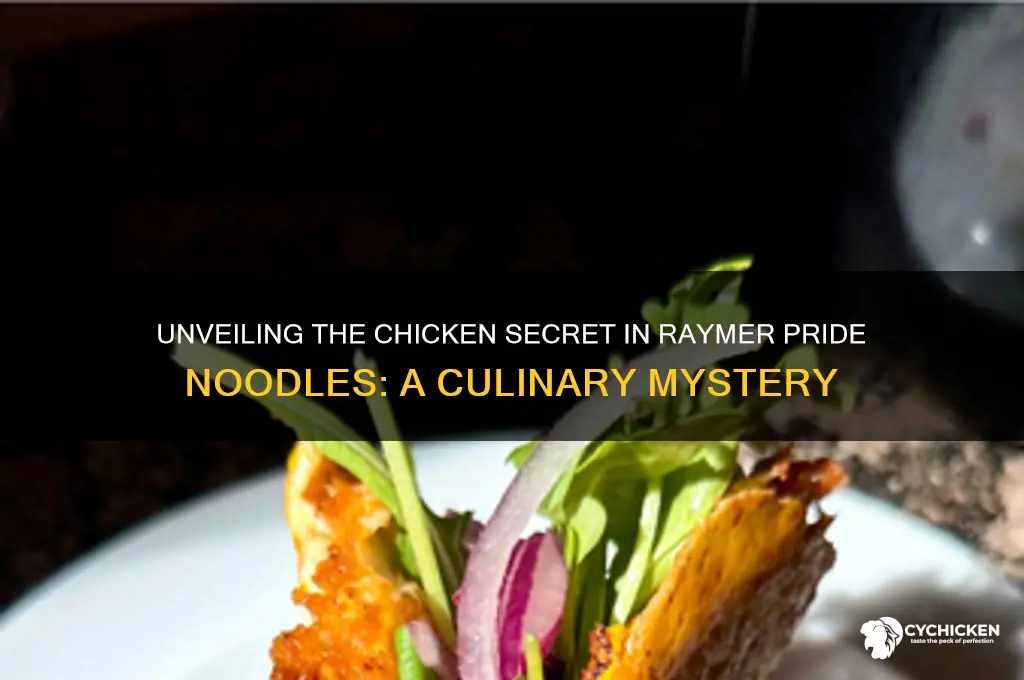 what type of chicken in raymer pride noodles